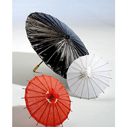 Deko-Woerner Papierschirm D=40cm weiß