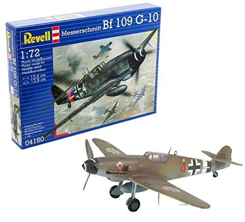 Revell- Messerschmitt BF 109 G-10, Kit de Modelo, Escala 1:72 (4160) (04160),, 12,6 cm de Largo (