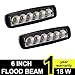 Produktbild 2 PCS 18 W CREE LED Fluter Flutlicht Arbeitsleuchte Auto Boot SUV Truck Driving ATV 12 V 24 V – doriled