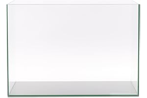 NATUREHOLIC Curved Garden Tank Big | Piccolo acquario in vetro | Nano bacino in vetro con angoli arrotondati, acquari di alta qualità | 16 litri – 35 x 20 x 23 cm