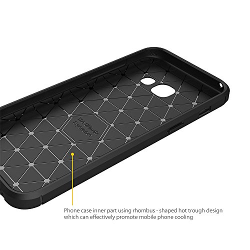 Samsung Galaxy A5 2017 Hülle Case, Elekin Soft-Flex Capsule Premium Schwarz TPU Handyhülle Schutzhülle Schmaler Telefonschutz für das Samsung Galaxy A5 2017 – Schwarz - 4