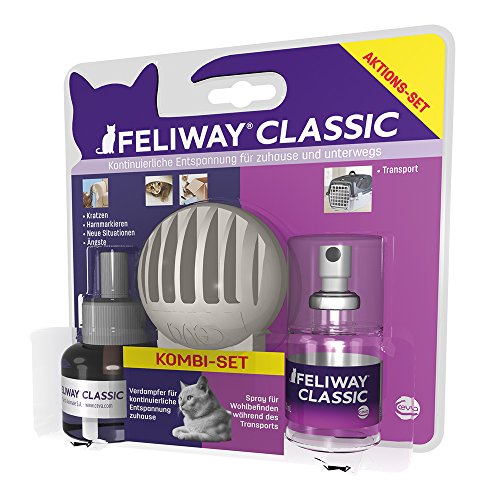 FELIWAY CLASSIC Kombi-Set aus Verdampfer, Flakon & 20ml Spray