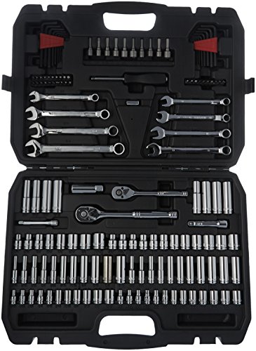 Preisvergleich Produktbild AmazonBasics - Steckschlüsselsatz für Mechaniker, 145-teilig