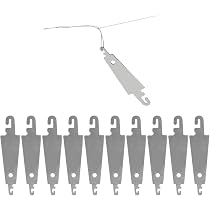 60-Pack Stainless Steel Needle Threaders – For Embroidery, Cross Stitch & Sewing