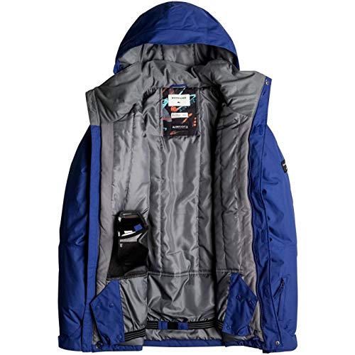 Quiksilver Mission Solid Chaqueta Nieve, Hombre, Azul, L - Quiksilver