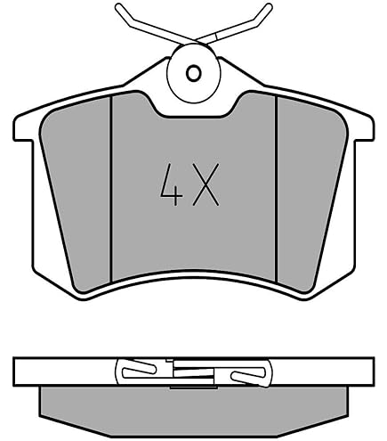 Bosch BP1173 Brake Pads - Front Axle - ECE-R90 Certified - 1 Set Of 4 Brake Pads