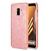 Produktbild Samsung Galaxy A8 2018 Hülle, Carols Geprägte Spitze Blume Samsung Galaxy A8 2018 Handyhülle , Samsung Galaxy A8 2018 Schutzhülle ,TPU Silikon Hülle / Case / Cover / Handytasche für Samsung Galaxy A8 2018 ,Ultra Slim Transparent/Schützend/Weich/Ultra Hybrid/Schock Absorption/Kratzfest Backcover Handyhülle TPU Case für für Samsung Galaxy A8 2018 - Rosa Rose