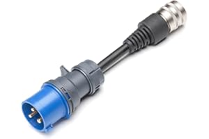 ‎SMART JUICE Juice Connector, CEE32 Blau Ladekabel Elektroauto Elektrofahrzeuge Adapter, Adapter Ladelösung mit Automatischer Anpassung, Kompatibel mit der Juice Booster 2 & Juice Booster 3 air Mobile Wallbox