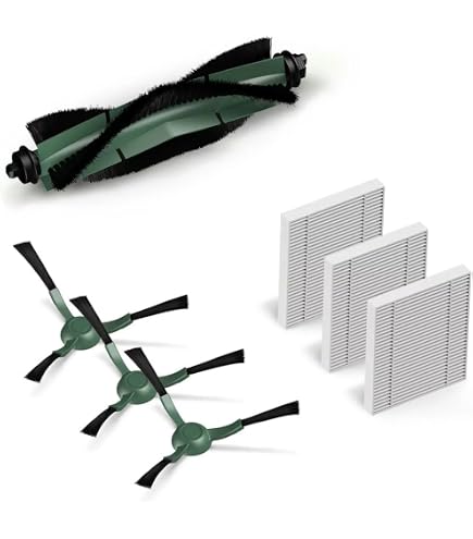 Roboter Deals Set Ricambi Per Kärcher RCV 3: 4 Spazzole Laterali, 1 Principale, 2 Filtri, 2 Pad