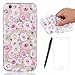 Produktbild Lotuslnn Hülle Apple iPhone 6s/6 silikon (4.7 Pouce) avec Une fleur conception - iPhone 6 /6s Schutzhülle Etui en rose Transparent