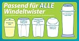 Sangenic 25055 0030 6er-Pack Nachfüllkassette für Windeltwister Sangenic - 3