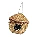 Produktbild Baoblaze Vögel Nest Stroh Gewebt Vogelhaus aus Gras - C Grashaus L, 20x22cm