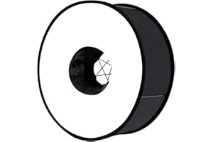 PULUZ Mini Softbox Diffuser 45cm Portable Ring Flash Diffuser Soft Box for Speedlite Macro Portrait Shooting Photography Studio Light Modifier