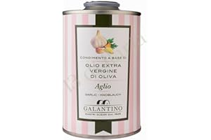 Olio EVO Pugliese 99% Aromatizzato all'Aglio | Condimento Artigianale Italiano | Gusto Fresco e Naturale | Lattina da 250ml - 13 di Ilaria