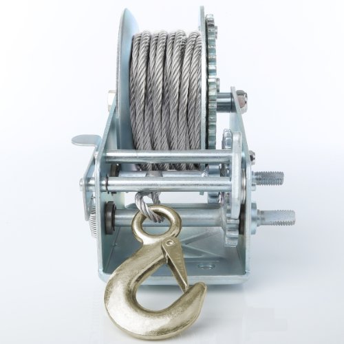 INXX 30078 Seilwinde mit Stahlseil 1130kg Bergungswinde 10 m - 3