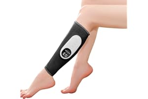 LAOBEN Leg Massager, Calf Massager, 3 * 3 Massage Modes with Heating, USB Type-C Rechargeable, Cordless Design, Adjustable Size, Relieve Leg Muscle Pain, Promote Blood Circulation (One Pack)
