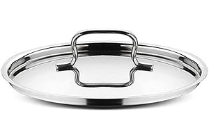 Lagostina Sfiziosa Lid, Stainless Steel, Grey, 24 cm