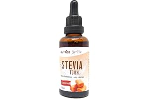 Nutribe Stevia Liquide 50 ml Caramel, édulcorant naturel sans calorie - Marque française