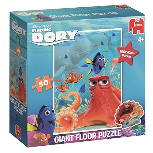 Preisvergleich Produktbild Jumbo Spiele 19370 - Disney Finding Dory Großes Bodenpuzzle 50 Teile