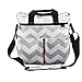 NimNik Baby Diaper Bags Chevron w/ Changing Mat Best Quality Designer Diapers Bag for Girls Boys Twins, Shower Gifts for Mom Dad