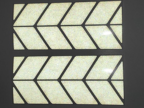 Aufkleber Set24 aus Reflexfolie 3M Scotchlite schwarz - 2
