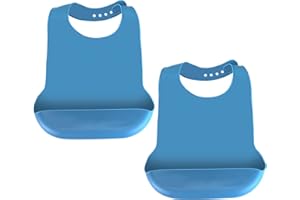LWMLWM Bavaglini per Adulti in Silicone Lavabili, Bavaglini da Pranzo per Adulti Riutilizzabili per Uomini Pettorali Impermeabili da Donna per Adulti Anziani E Disabili