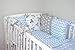NEW BABY BUMPER MADE OF 6 PILLOWS (24 NEWEST DESIGNS) (23a)