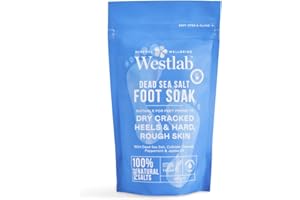 Westlab Dead Sea Foot Soak 450g - Dry Cracked Heels & Hard Rough Skin.