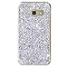 Produktbild Nadoli Luxus Glitzer Glänzende Bling Flexible Weiche Silikon Abdeckung Handyhülle Kratzfest Ultra Dünn Schutzhülle Tasche Etui für Samsung Galaxy A3 2017,Silber