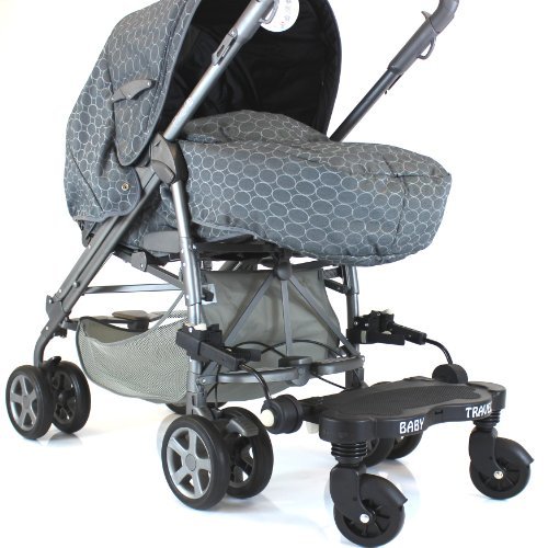 NEW BABY TRAVEL STROLLER PRAM BUGGY THREE WHEELER BOARD KIDDIE KIDDY BOARD PINK