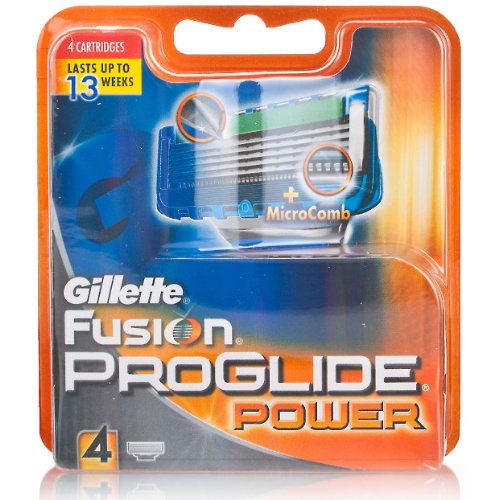 Gillete Fusion ProGlide Power Blades - 6 Cartridges