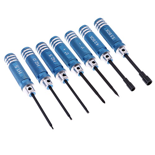 Preisvergleich Produktbild Baoblaze 7er-Set 11.2cm Sechskant Schraubendreher Zubehör für RC Car