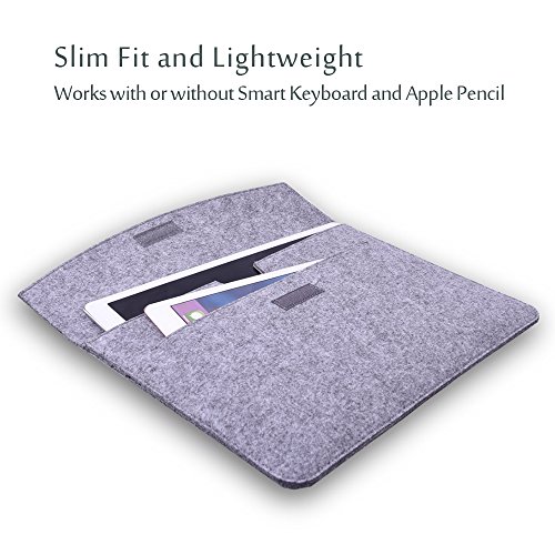 ProCase Schutzhülle 9.7″ Apple iPad Pro/ iPad Air 2/ iPad Air Sleeve Hülle 9.7 – 10.1 Inch für iPad 9.7 Inch, 10.1 Inch Tablet, Galaxy Tab S2 9.7 (Grau) - 5