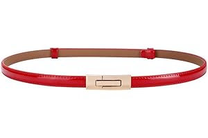 Oyccen Femme Ceintures en Cuir Réglable Sangle de Taille Robe Décoration Ceinture Fine