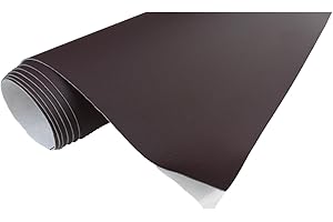 TAPHICEROS 50cm x 140cm, Leder Reparatur Set Meterware Kunstleder Selbstklebend Lederreparatur Lederflicken Set Hochwertiges Lederflickenset für Autositz Sofa Möbel Bürostuhl | Dunkelbraun