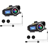 2 ADET Q58 Max 500m Telsiz Mesafeli Motosiklet Kaskı İnterkom &Ccedil;ift S&uuml;r&uuml;c&uuml; İletişimi Mp3 FM Radyo