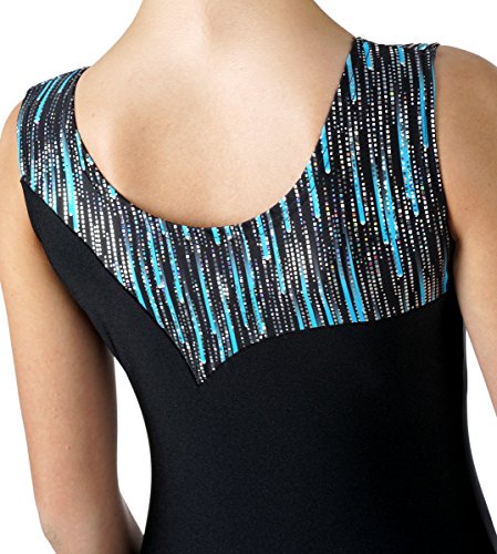 Fischer 8060 Schöner Turnbody „Maya“ Glitzerstoff Polyamid, Ökotex 100 zertifiziert, in verschiedenen Größen und Farben - 3