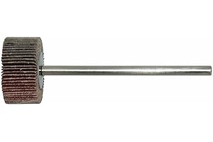 RUOTA LAMELLARE CON GAMBO LUNGO 20x15x6x100mm - GRANA 80 - ROSVER