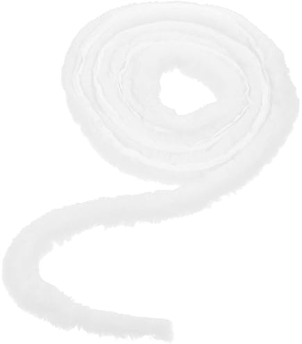 Tapis Rond En Fausse Fourrure De 305 Cm Blanc Doux Et Pelucheux Housse