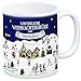 Produktbild trendaffe - Brieselang Weihnachten Kaffeebecher mit winterlichen Weihnachtsgrüßen - Tasse, Weihnachtsmarkt, Weihnachten, Rentier, Geschenkidee, Geschenk