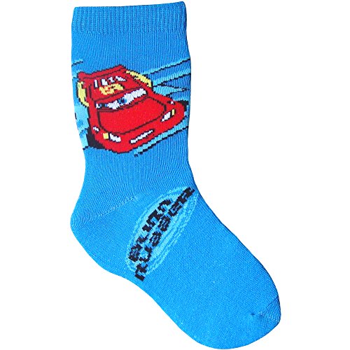 Boys Baby, Toddler & Childrens Disney Pixar Cars Novelty Socks (3 Sizes) (UK Infant 6-8.5 (EUR 23-26), Disney Cars Blue)