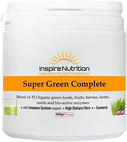 Super Green Complete 300g -Super Greens - Alkaline Superfoods - Green powder -Cleanse and detox - Antioxidant - 110% Money Back Guarantee