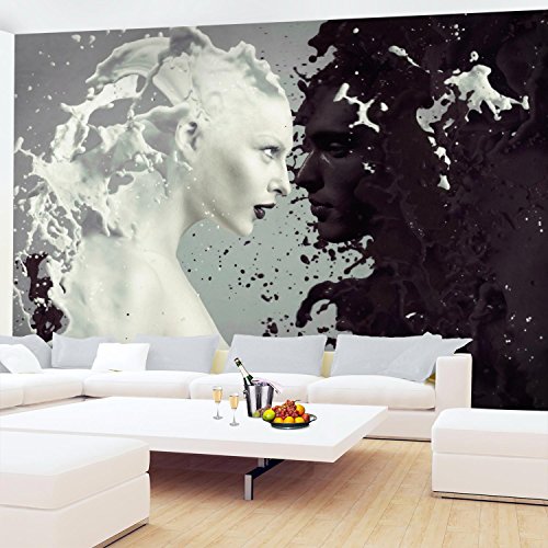 Fototapete Milk & Coffee 352 x 250 cm – Vliestapete – Wandtapete – Vlies Phototapete – Wand – Wandbilder XXL – !!! 100% MADE IN GERMANY !!! Runa Tapete 9048011a - 4