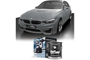 AutoFullCar - Kit Pintura Vinilo Líquido Full Dip - Formato 4 Litros + Pistola Eléctrica | Acabado Profesional y Removible | Fácil Aplicación | Coches, Motos (NARDO GREY, URBANO)