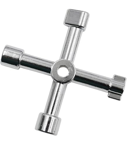 Chiave Triangolare 4 Vie Multiuso | 5 Misure 5/8/9/10/13mm | Per Contatori Gas, Acqua E Cassette Elettriche - Foto 9