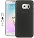 Samsung Galaxy S6 EDGE Case : HOKO® Paper Series Ultra Thin Frosted Matte Case Back Cover for Samsung Galaxy S6 EDGE (Black) RS.399.00
