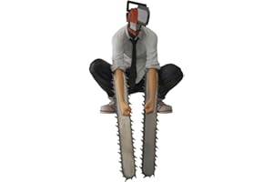 ZKTSRY Chainsaw Man Statue, Anime Figure Model, Cake Birthday decoration Anime theme doll figure, Suitable for Movie Fans of All Ages (in bags)