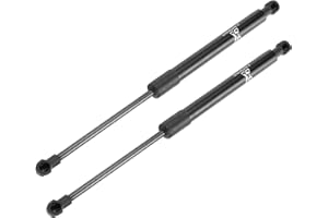 X AUTOHAUX 2Pcs 14 Inch 33 Lbs/ 150N Black Lift Supports Struts Shocks Gas Spring Universal for RV Car Truck Boat