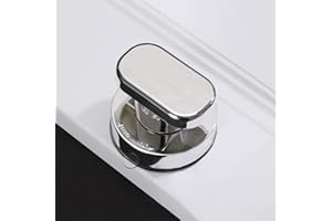 KAFENDA Mini Starker Saugnapf Glasspiegel Türgriff Badewanne Duschgriff Küche Schubladengriff Badezimmertür Kühlschrank Porenfreier (Silver)