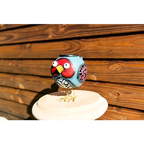 insatech LED Solarleuchte Metallfigur VOGEL mit 1 weißer LED - 2